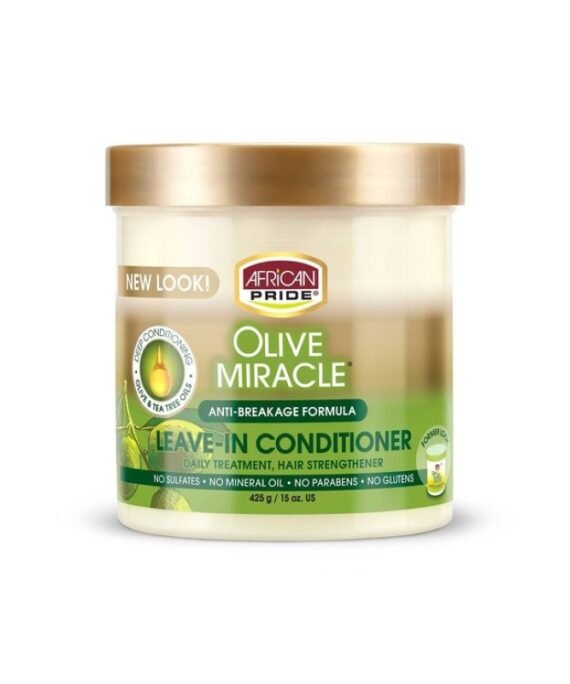African Pride Olive Miracle leave in conditioner 425g