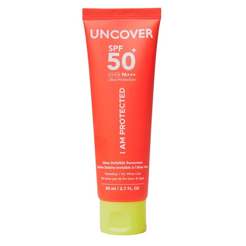 Uncover Aloe invisible sunscreen SPF 50 80ml