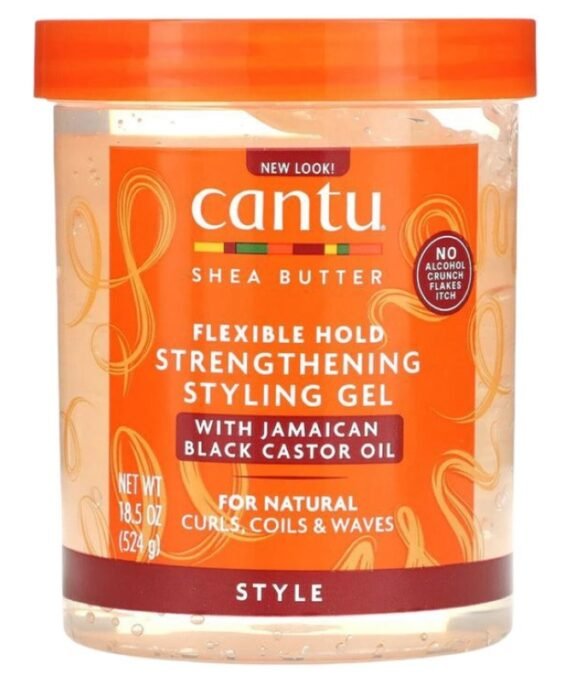 Cantu shea butter flexible hold anti shedding styling gel with honey 524g