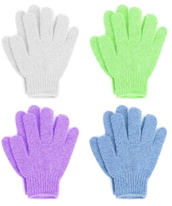 Assorted bath hand gloves