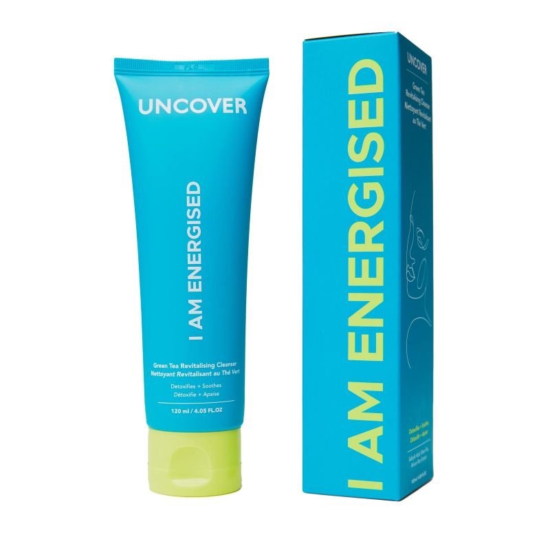 Uncover Green Tea Revitalising Cleanser 120ml - Image 2