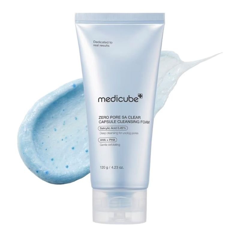Medicube - Zero Pore SA Clear Capsule Cleansing Foam 120g - Image 3