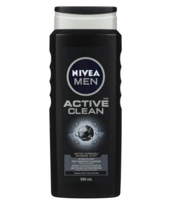 NIVEA MAN SHOWER GEL ACTIVE CLEAN 500 ml