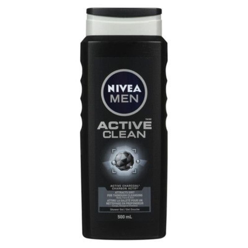 NIVEA MAN SHOWER GEL ACTIVE CLEAN 500 ml