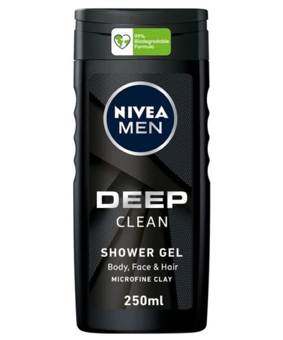 Nivea Men Deep Clean Shower Gel 250 ml