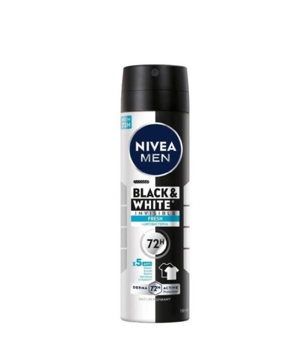 Nivea Men Anti-perspirant Black & White Spray Fresh 150ml