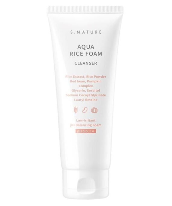 S.Nature Aqua Rice Foam Cleanser 80 ml