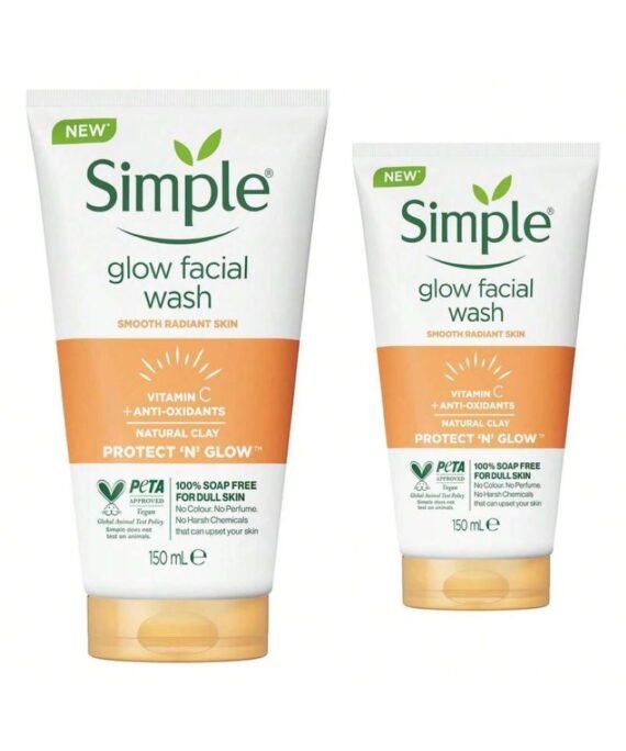 Simple Glow Facial Wash Clay 150 ml