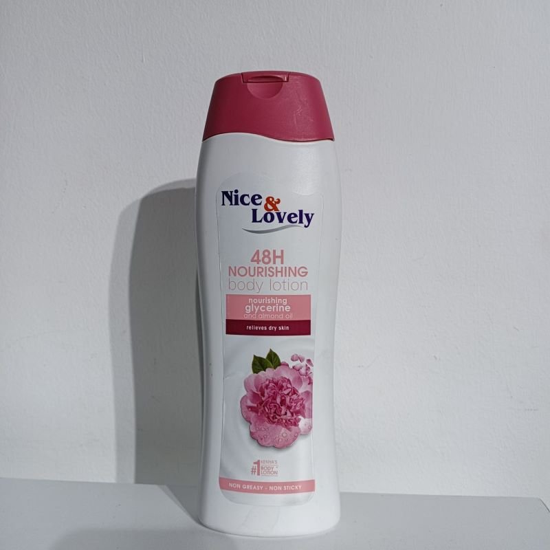 Nice & Lovely Body Lotion 400ml nourishing glycerine and almond oil