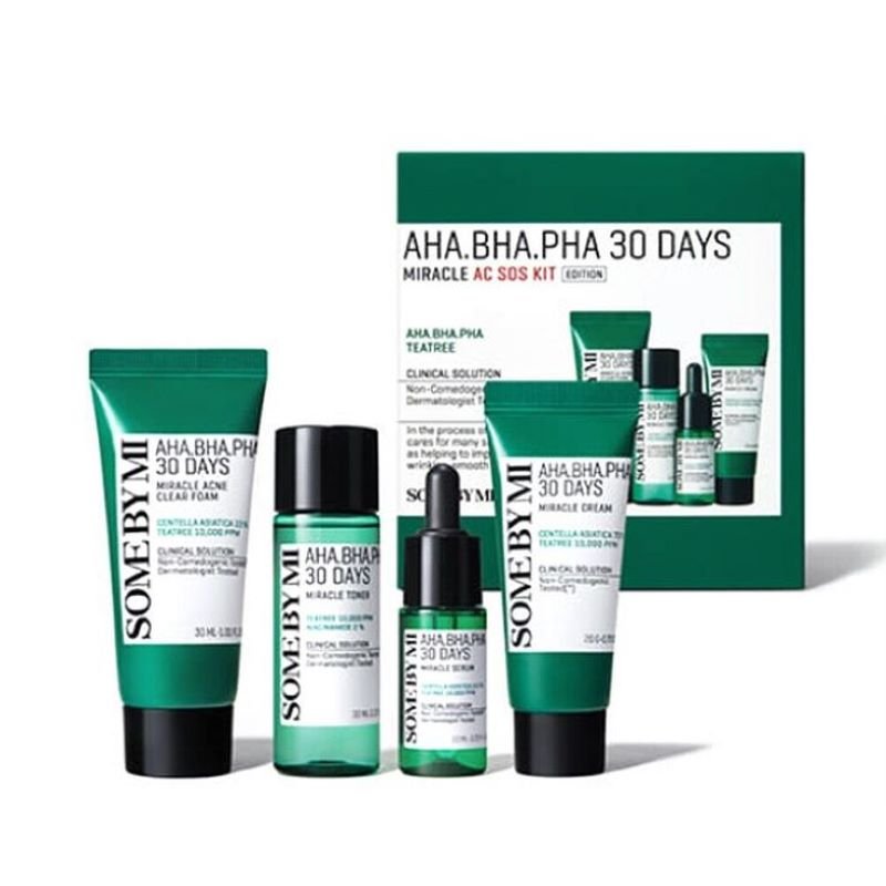 SOME BY MI - AHA, BHA, PHA 30 Days Miracle Starter Set 4 pcs